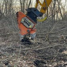 Гусеничный мульчер, расчистка от деревьев на itebe.ru [3]