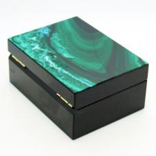 Малахит с Хризоколлой-Коллекционная Шкатулка на itebe.ru [2]